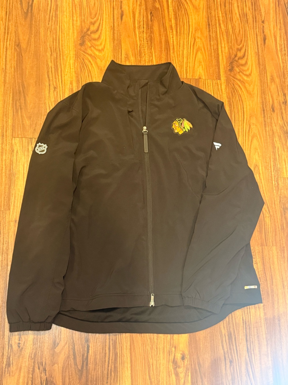 Chicago Blackhawks Jacket Mens 3XL Black NHL Hockey Authentic Pro Fanatics